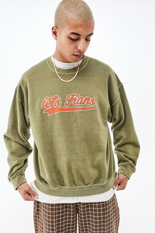 iets frans... Khaki Script Logo Sweatshirt | Urban Outfitters