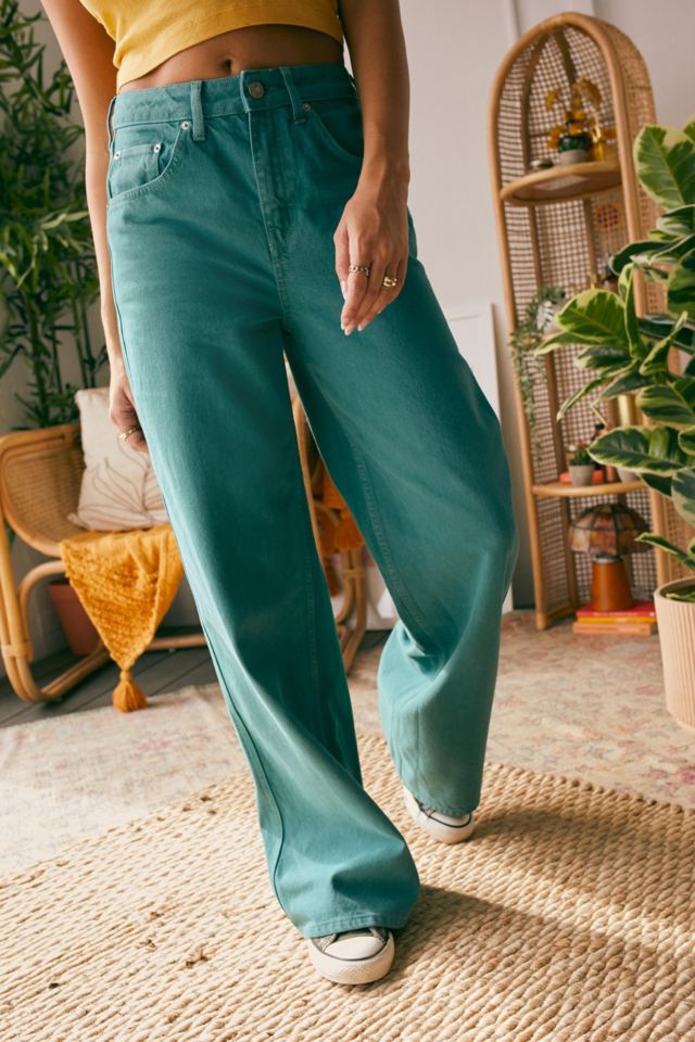 BDG Teal Puddle Jean | Urban Outfitters