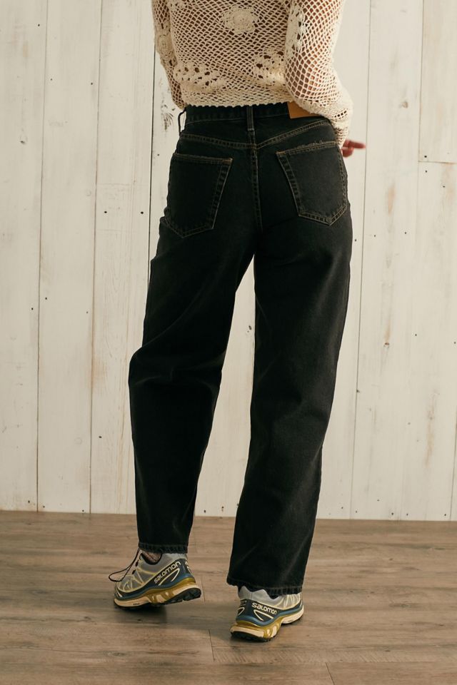 BDG Black Contrast High-Waisted Boyfriend Jean #3
