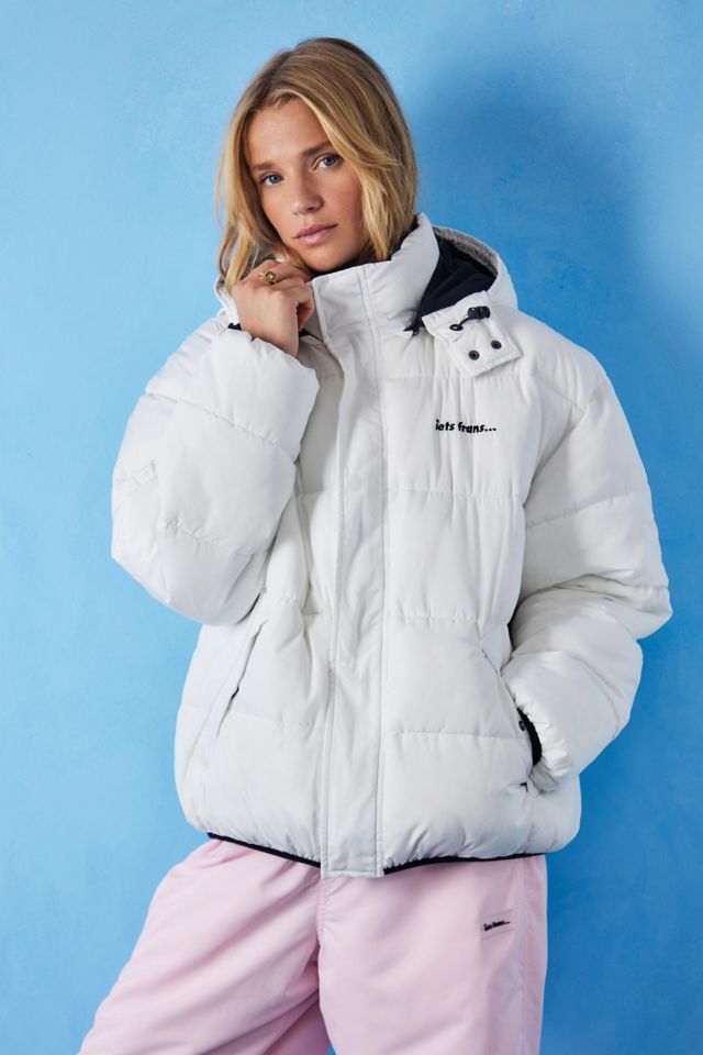 Urban outfitters white 2025 puffer jacket