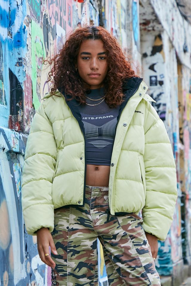 iets frans... Water-Resistant Hooded '90s Sports Puffer Jacket | Urban  Outfitters