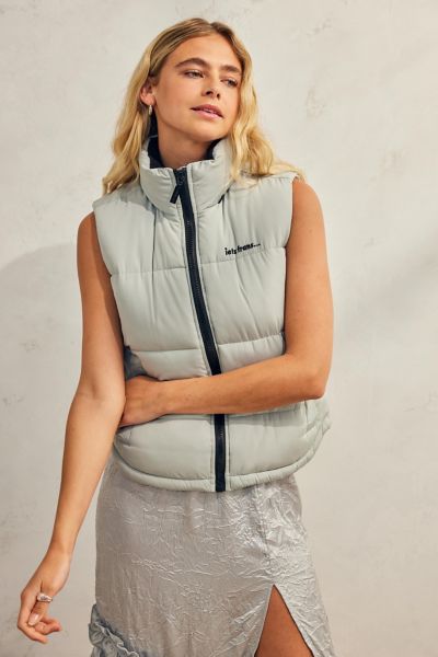 Iets Frans . Recycled 90s Puffer Vest In Blue