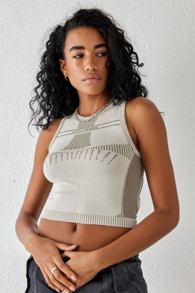 IETS FRANS IETS FRANS. RECYCLED LARA TANK TOP IN TAUPE AT URBAN OUTFITTERS