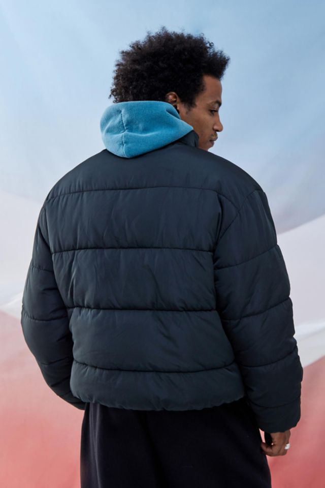 iets frans... Recycled Black Water-Resistant Puffer Jacket #3