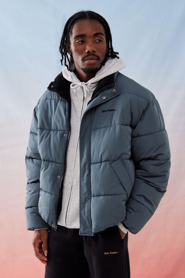 Teal store puffer jacket