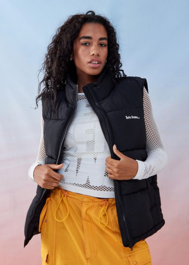 iets frans... Black Puffer Vest #5