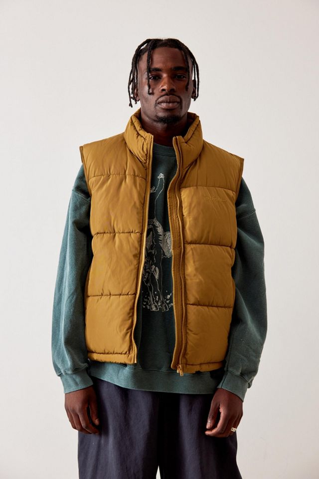 iets frans... Camel Puffer Vest | Urban Outfitters