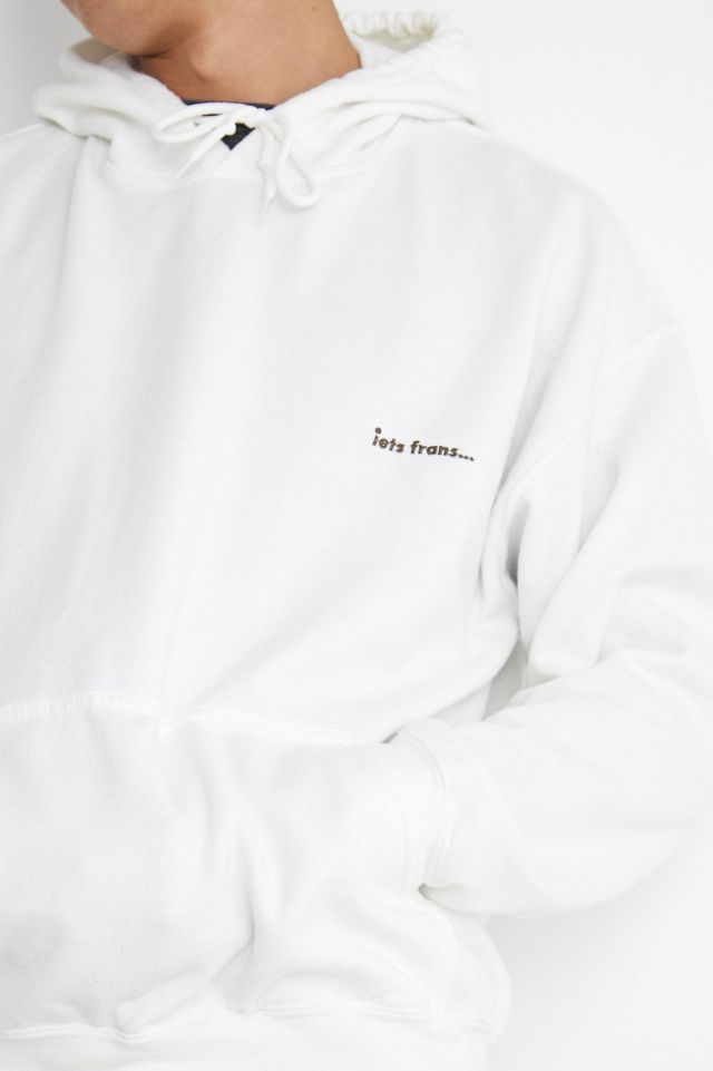 Urban outfitters white clearance hoodie