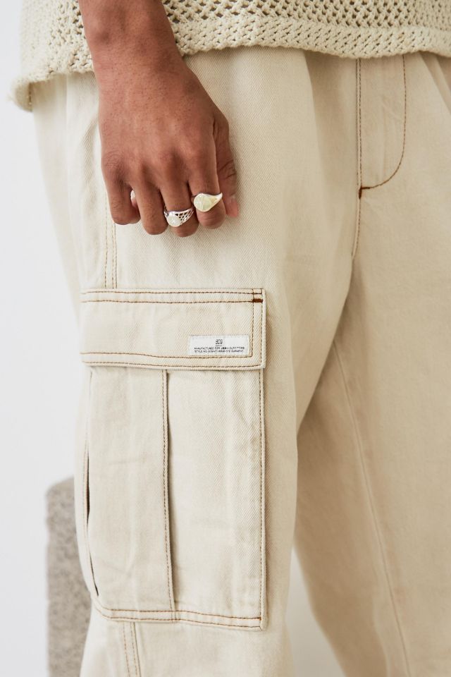 BDG Ecru Denim Cargo Jean #2