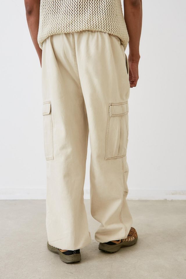 BDG Ecru Denim Cargo Jean #3
