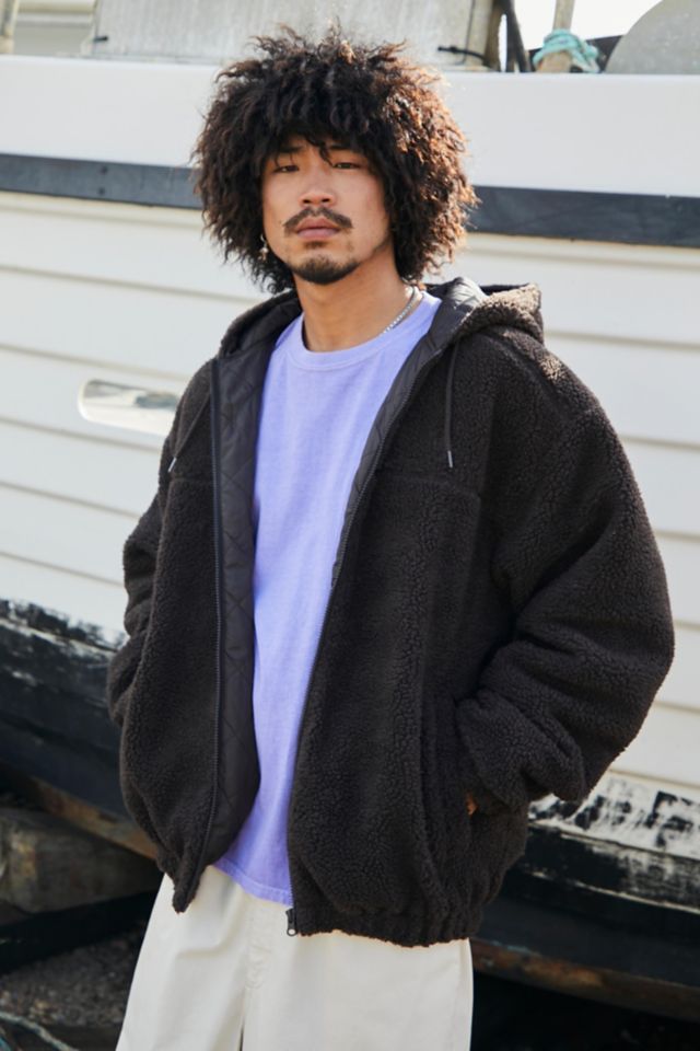 Sherpa hoodie cheap urban outfitters