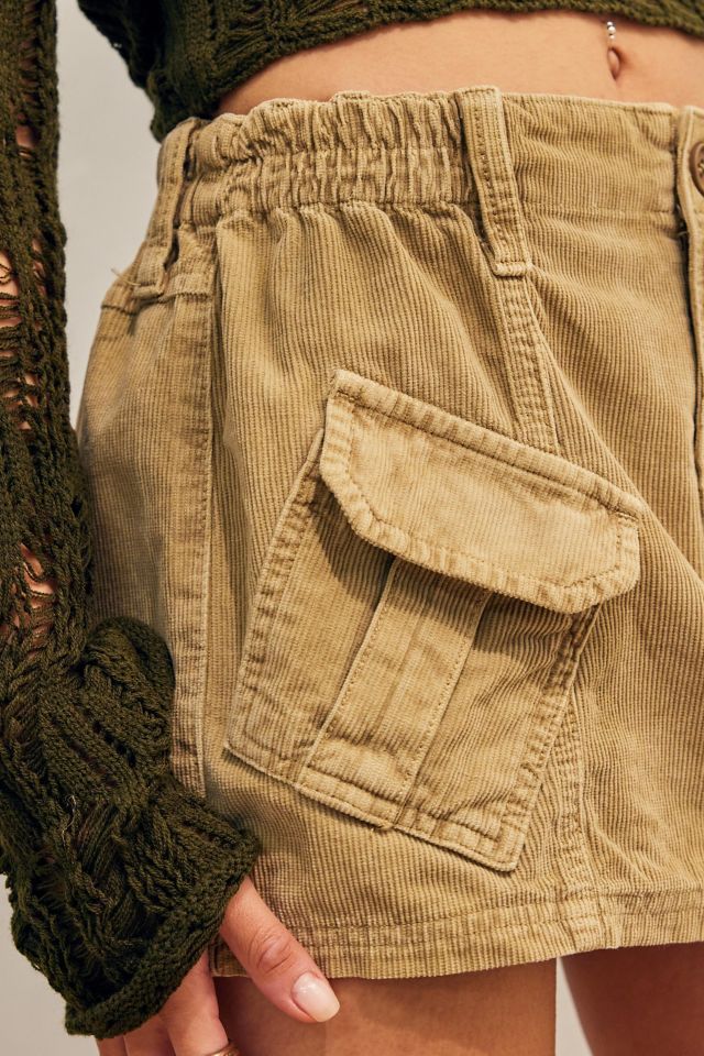 【BAON】Nellina banding corduroy cargo midi skirt Sacai Pleated Cargo Midi Skirt | Nordstrom