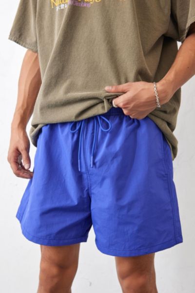 Standard Cloth Blue Nylon Shorts | Urban Outfitters