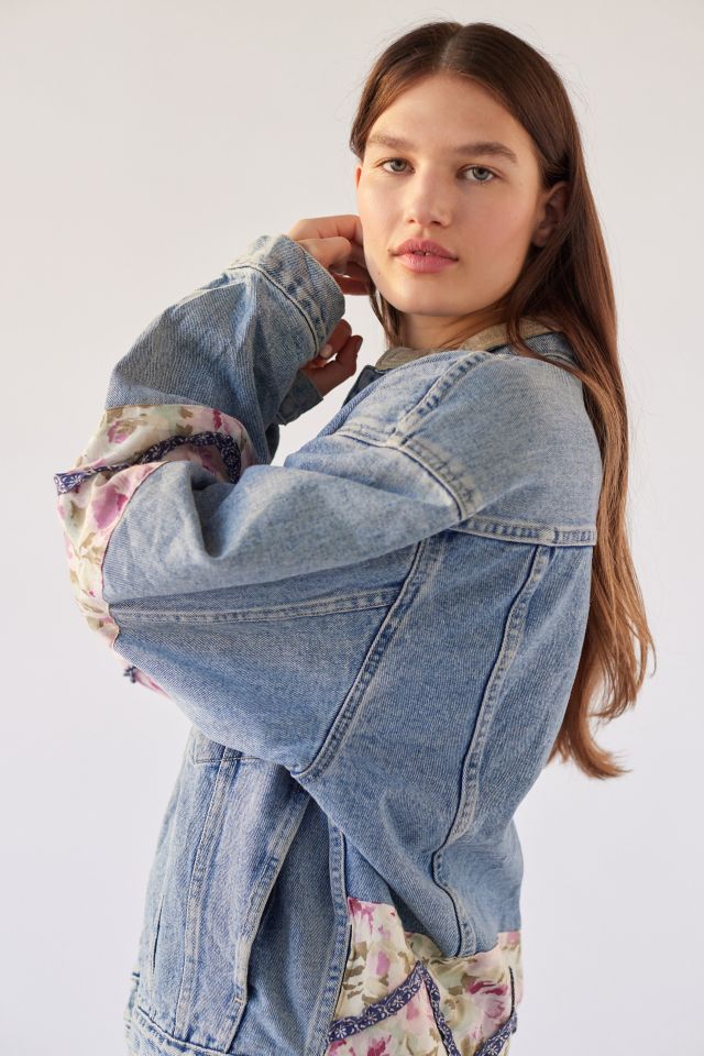 Urban Renewal Remade Quilted Patch Denim Jacket Urban Outfitters