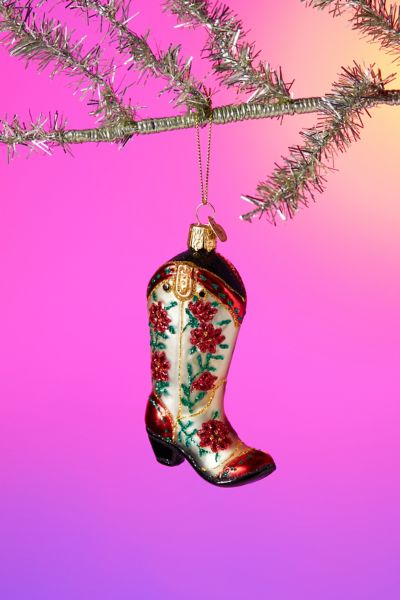 Cowgirl Boot Ornament | Urban Outfitters