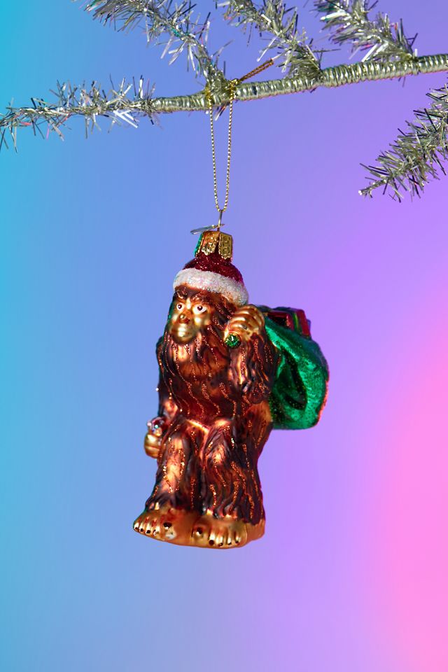 Santa Sasquatch Ornament Urban Outfitters