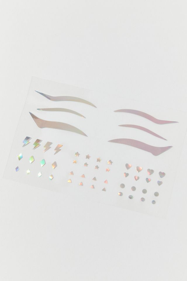 Ensemble d'Autocollants Holographiques pour le Visage + les Yeux Lime Crime #1