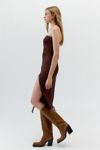 UO Samara Mesh Strapless Midi Dress