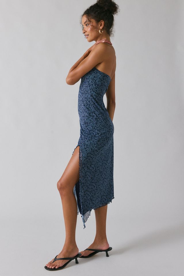 UO Samara Mesh Strapless Midi Dress #2