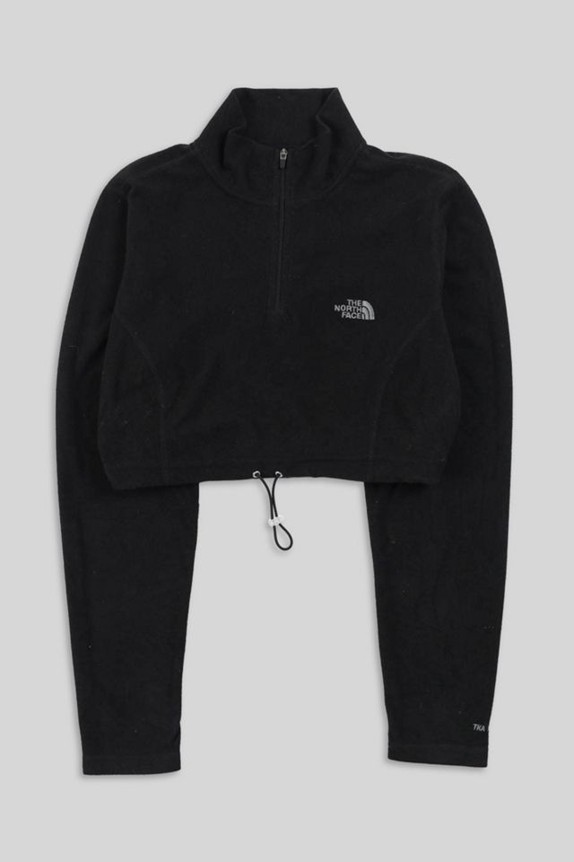 Vintage North Face Cinched Crop Fleece 027 | Urban Outfitters