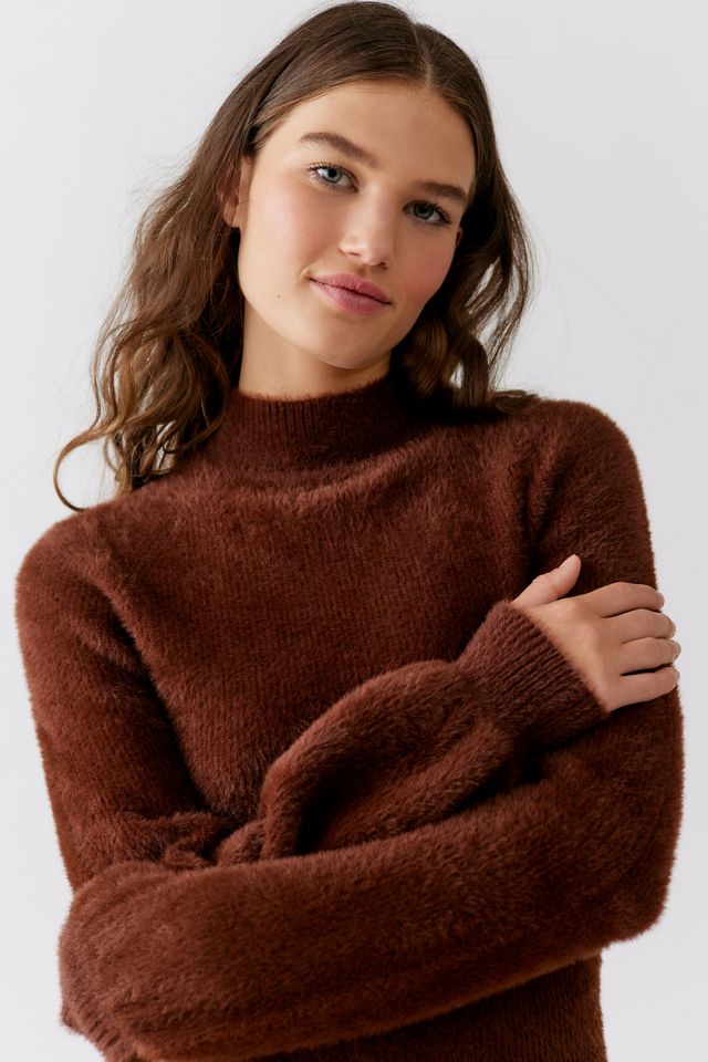 UO Carmela Fuzzy Sweater Dress | Urban Outfitters