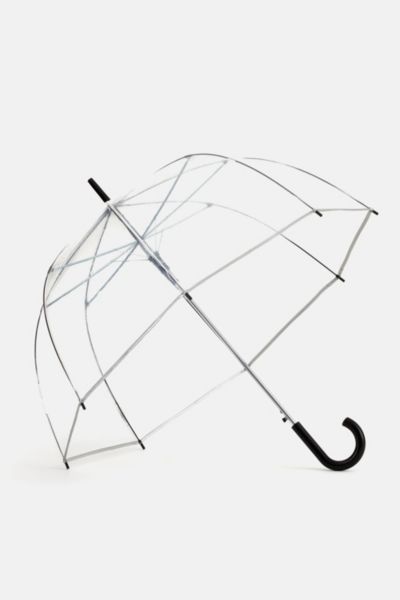 SHEDRAIN BUBBLE STICK UMBRELLA IN CLEAR, WOMEN'S AT URBAN OUTFITTERS