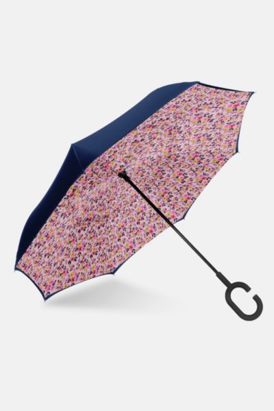 Shedrain Unbelievabrella Stick Umbrella In Blue Depths/summer Love