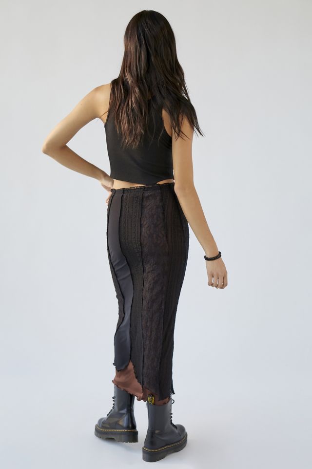 UO Beatrix Spliced Maxi Skirt #1