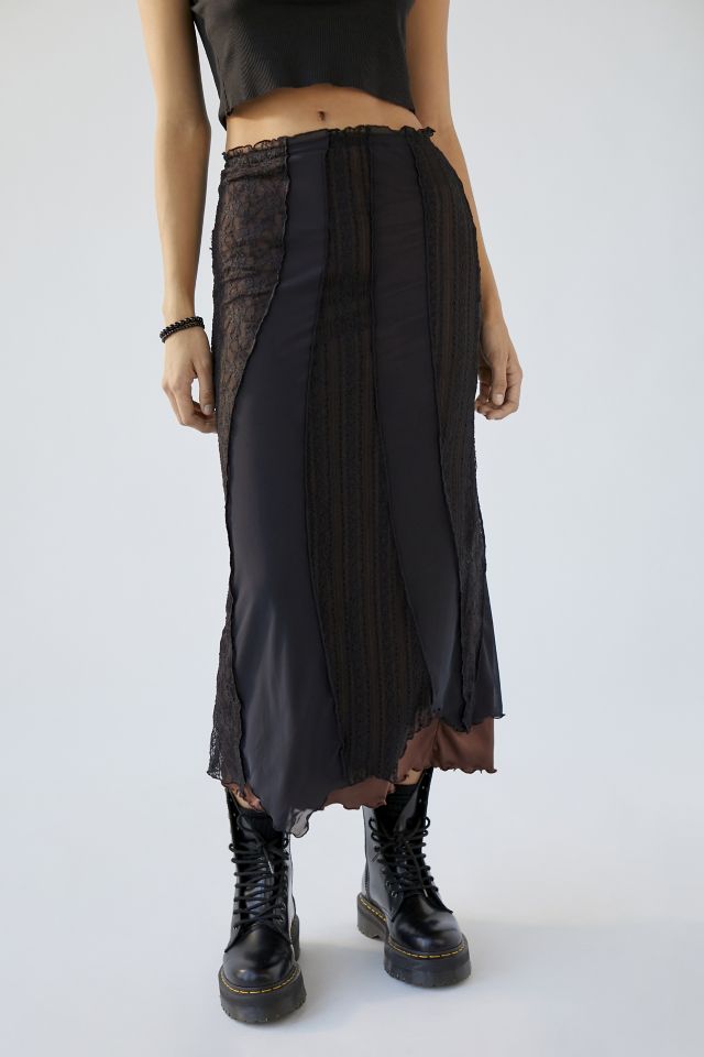 UO Beatrix Spliced Maxi Skirt #2