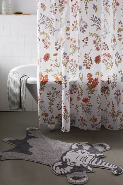 Urban Outfitters Shaped Animal Bath Mat In Elephant