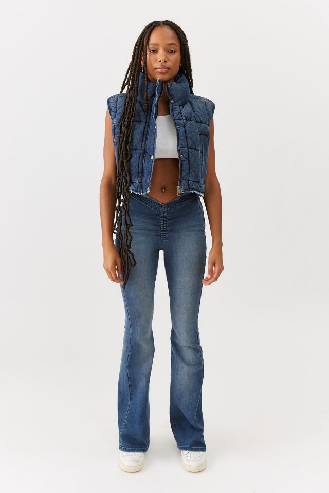 Veste Matelassée en Denim Margot UO #2