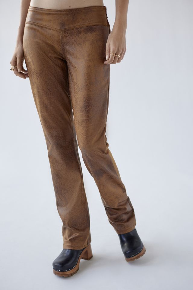 UO Western Faux Suede Micro-Bootcut Pant #2