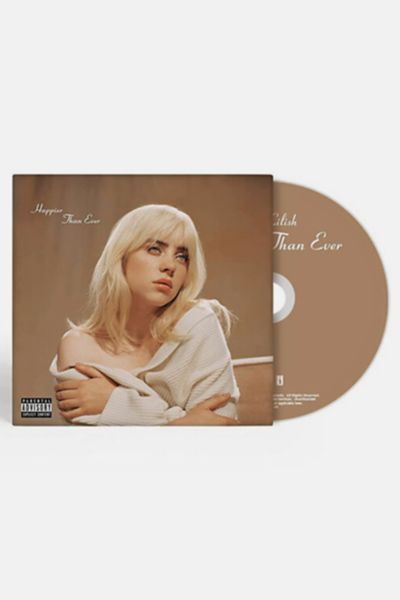 Billie Eilish Happier Than Ever Cd Urban Outfitters 0192