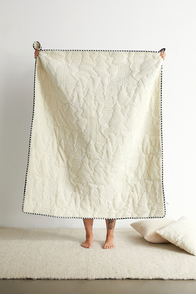 Woodland Trees Throw Blanket | Urban Outfitters
