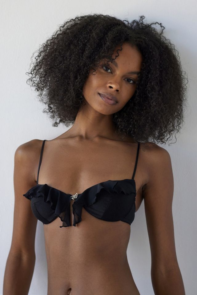 Urban Outfitters, Intimates & Sleepwear, Nwt Set Out From Under Monarch  Butterfly Bralette Ruffle Gstring