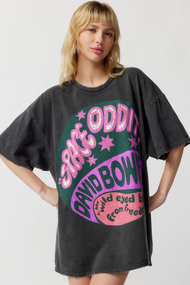 David Bowie Space Oddity T-Shirt Dress #1
