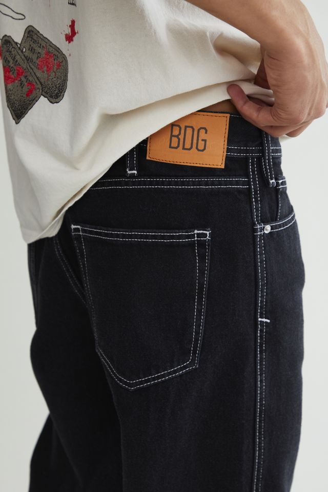 BDG Baggy Skate Fit Jean – Black Contrast Stitch #4