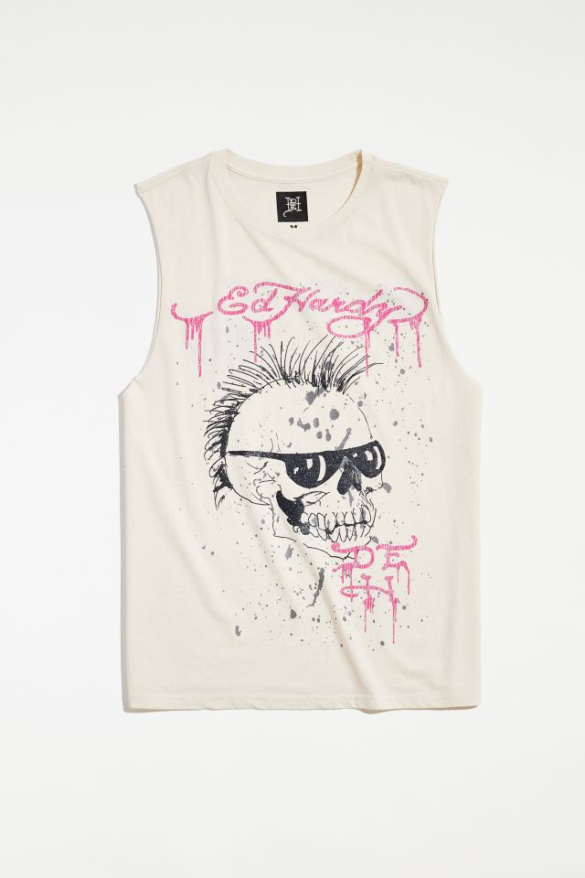 Ed Hardy Punk Skull Muscle Tee Urban Outfitters