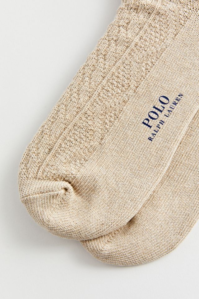 Polo Ralph Lauren Aran Cable Crew Sock #1