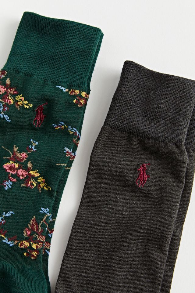 Polo Ralph Lauren Floral Slack Sock 2-Pack | Urban Outfitters