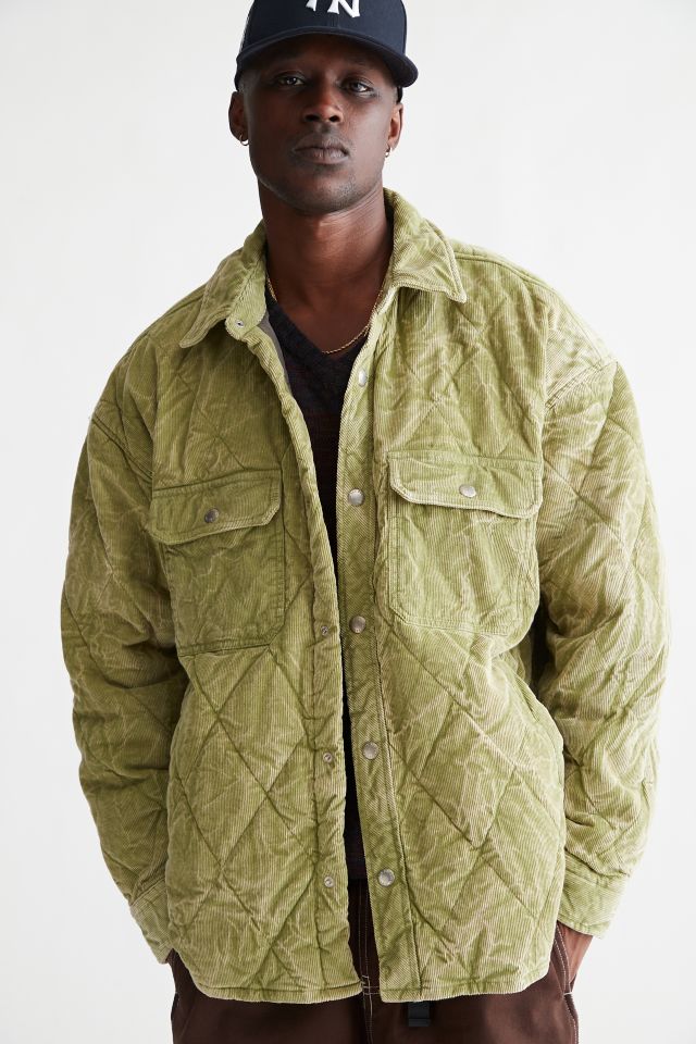 Quilted store corduroy jacket