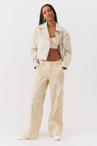 BDG Urban Outfitters Y2K Low Rise Cargo Pants - BROWN