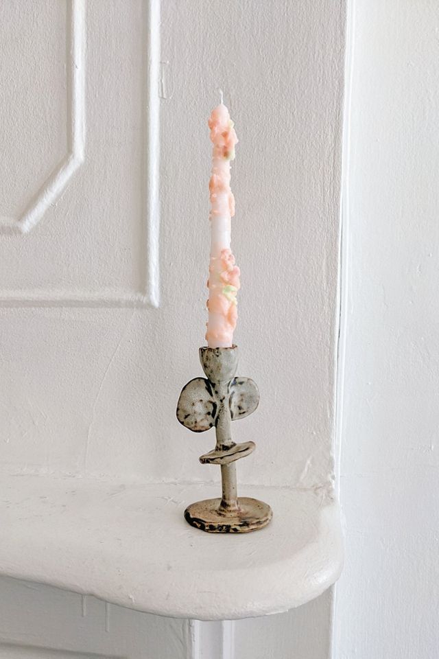 Love Dose Candlestick and Handmade Ceramic Holder Urban Outfitters