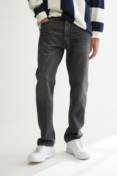 Levi's 551z Straight Leg Jean In Washed Black
