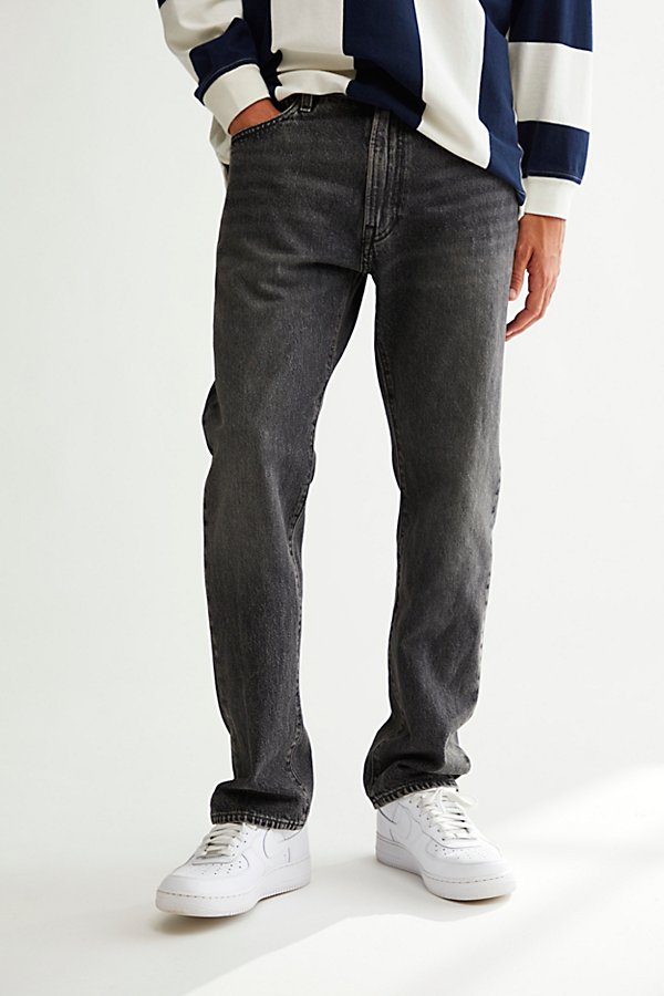 Levi's 551z Straight Leg Jean In Washed Black