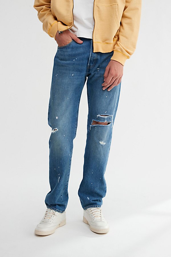 Levi's 501 Straight Leg Jean In Vintage Denim Medium