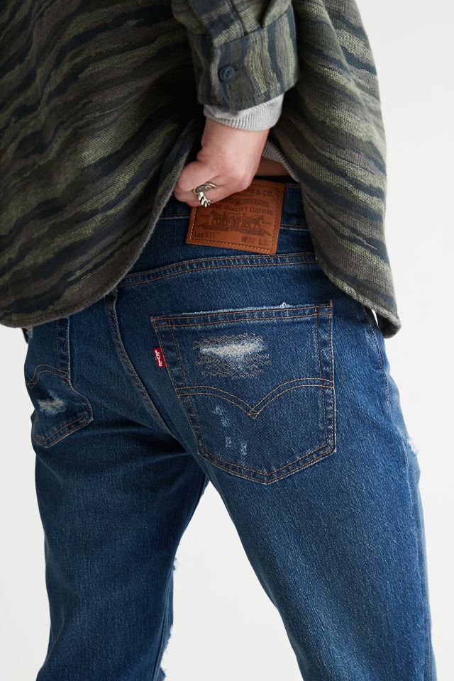 Levi’s® 511 Slim Fit Destructed Jean #3