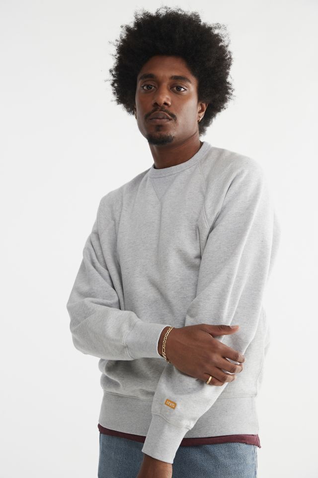 Levi's grey crew online neck