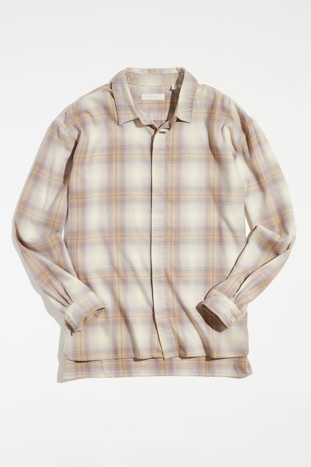 Standard Cloth Ellis Longline Modern Flannel Shirt | Urban Outfitters