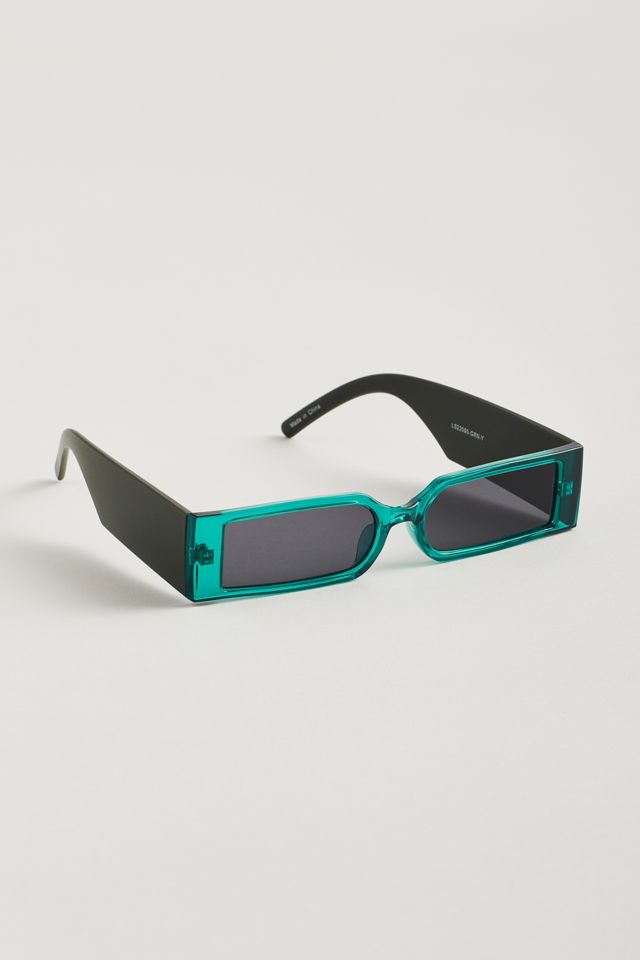 Slash Slim Rectangle Sunglasses Urban Outfitters